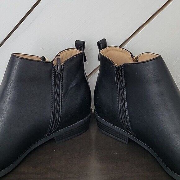 NEW Journee Collection Womens Ellis Black 8.5 Ankle Bootie Boots. ~ 6CT - Picture 4 of 8